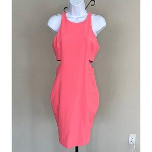 Elizabeth and James Lela Ponte Racerback Cutout Sheath Dres